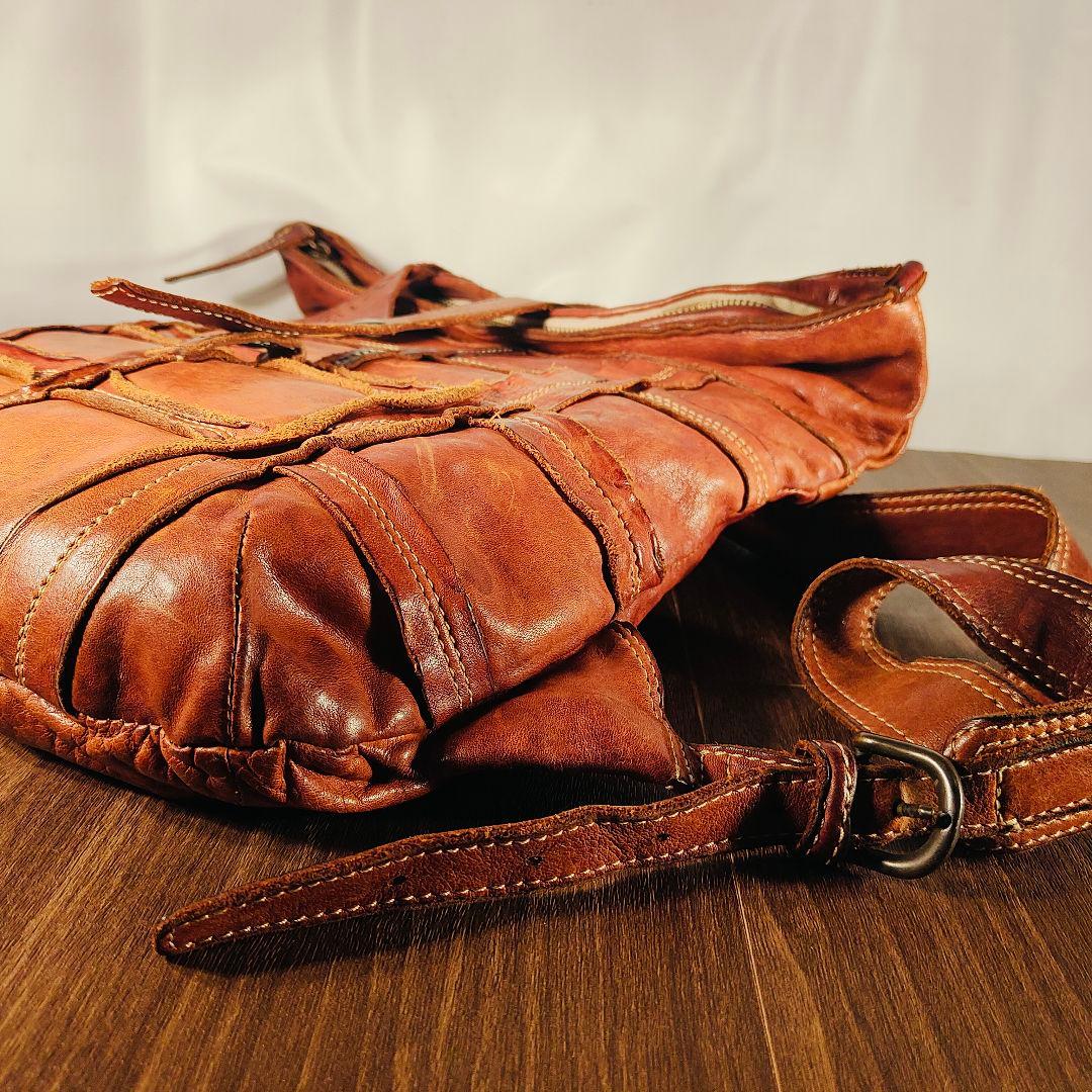 【ヴィンテージ】極上クラフトマンシップレザーリュック　総本革　日本製 正規品