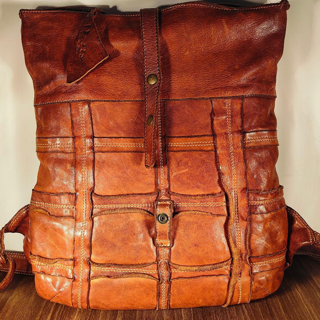 【ヴィンテージ】極上クラフトマンシップレザーリュック　総本革　日本製 正規品