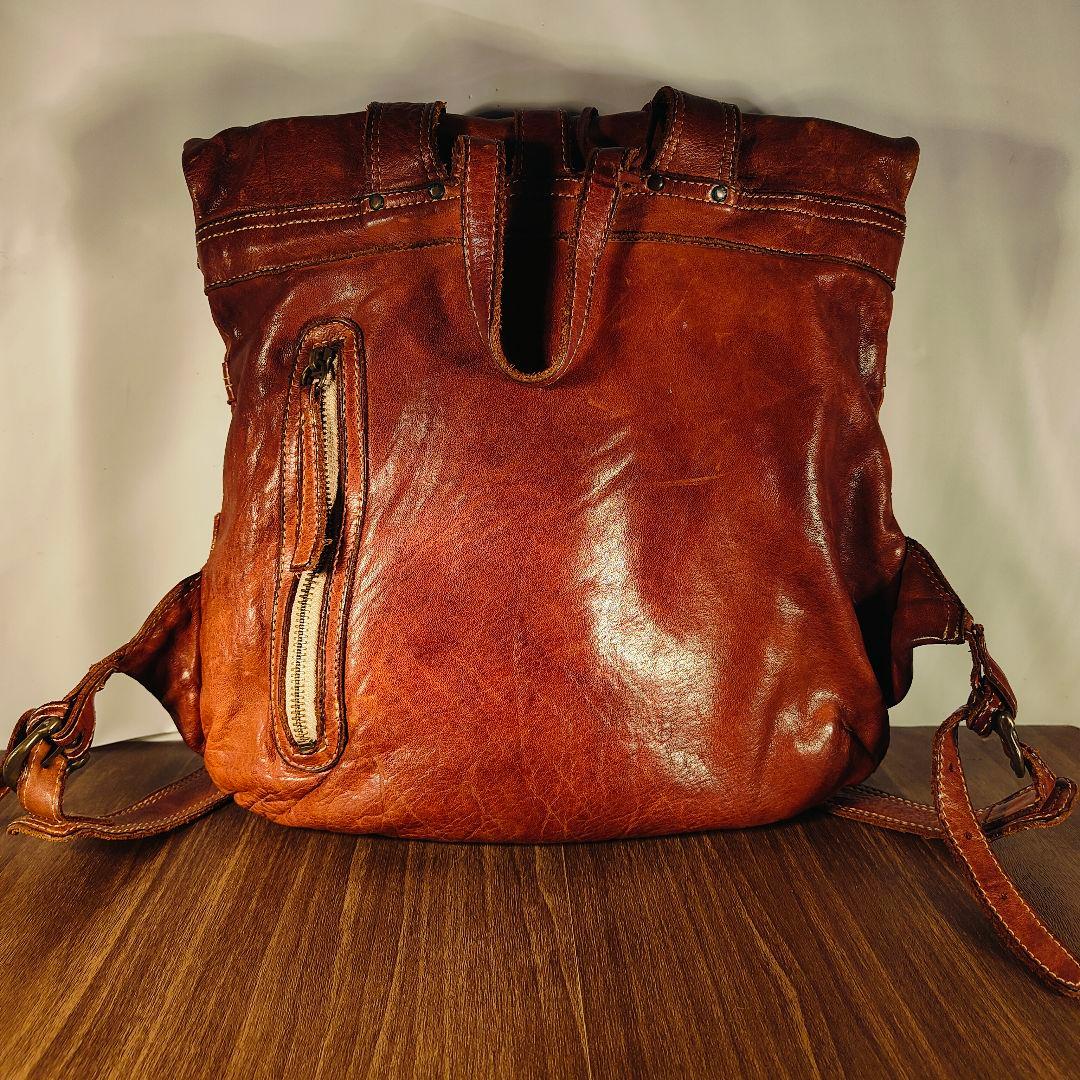 【ヴィンテージ】極上クラフトマンシップレザーリュック　総本革　日本製 正規品