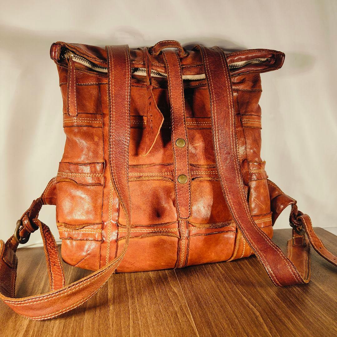 【ヴィンテージ】極上クラフトマンシップレザーリュック　総本革　日本製 正規品