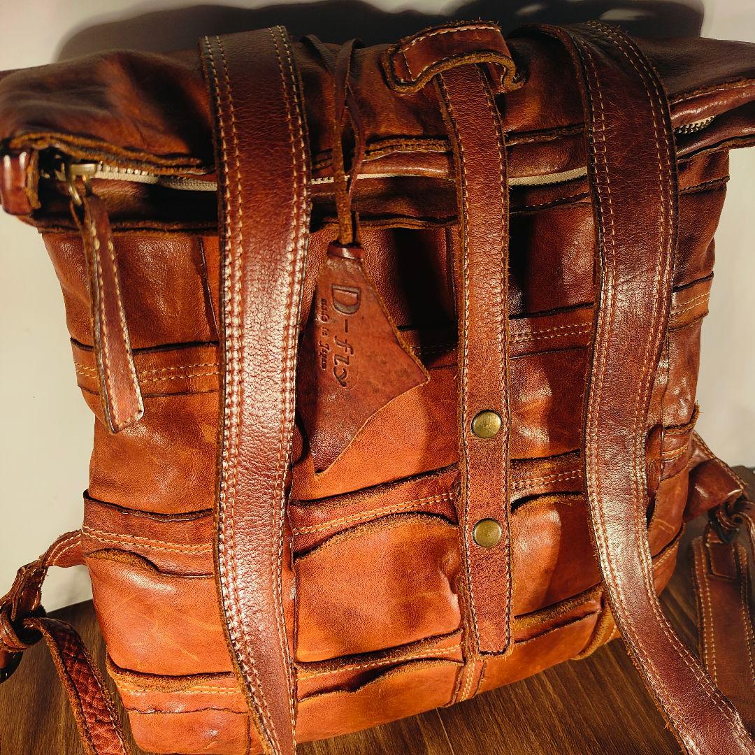 【ヴィンテージ】極上クラフトマンシップレザーリュック　総本革　日本製 正規品
