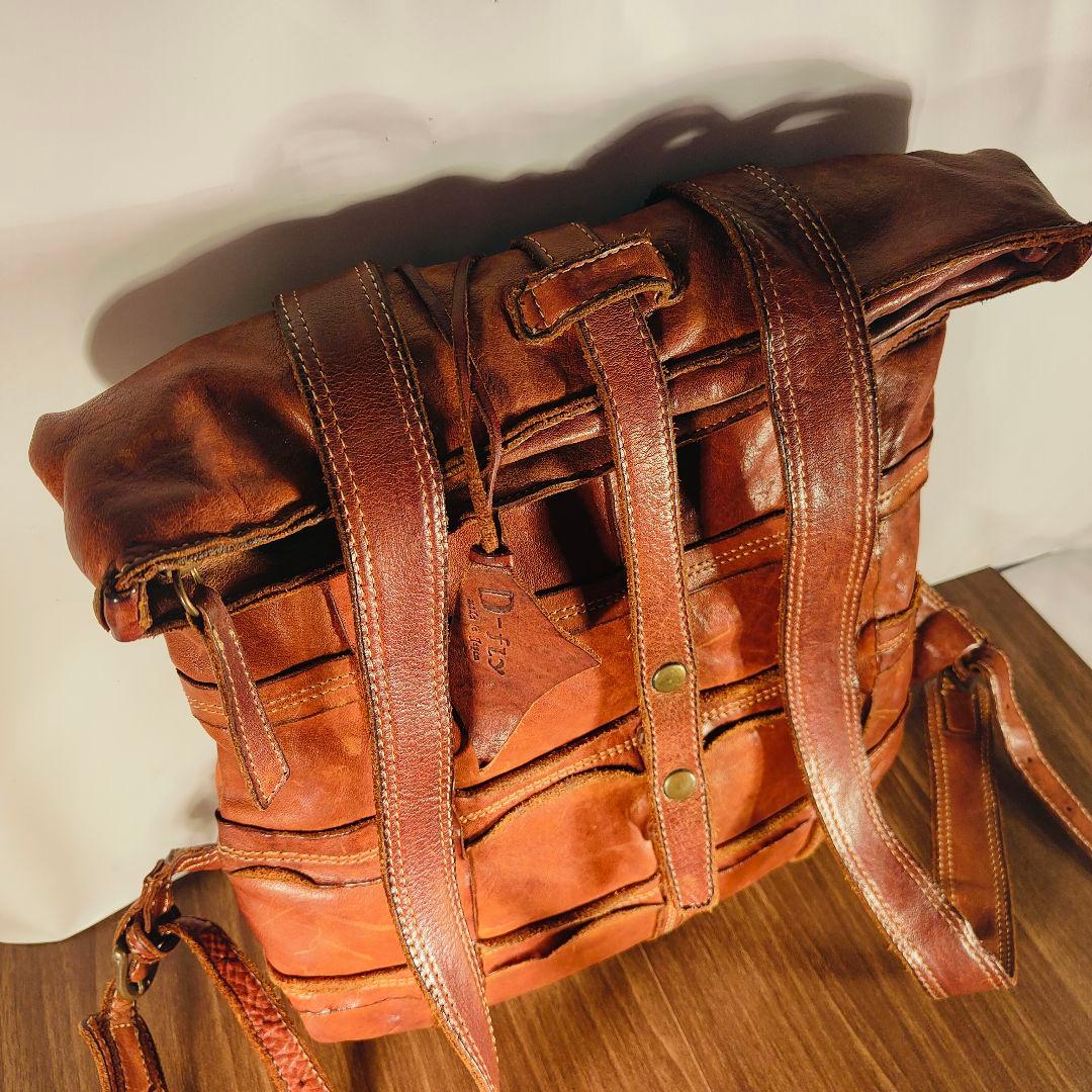 【ヴィンテージ】極上クラフトマンシップレザーリュック　総本革　日本製 正規品