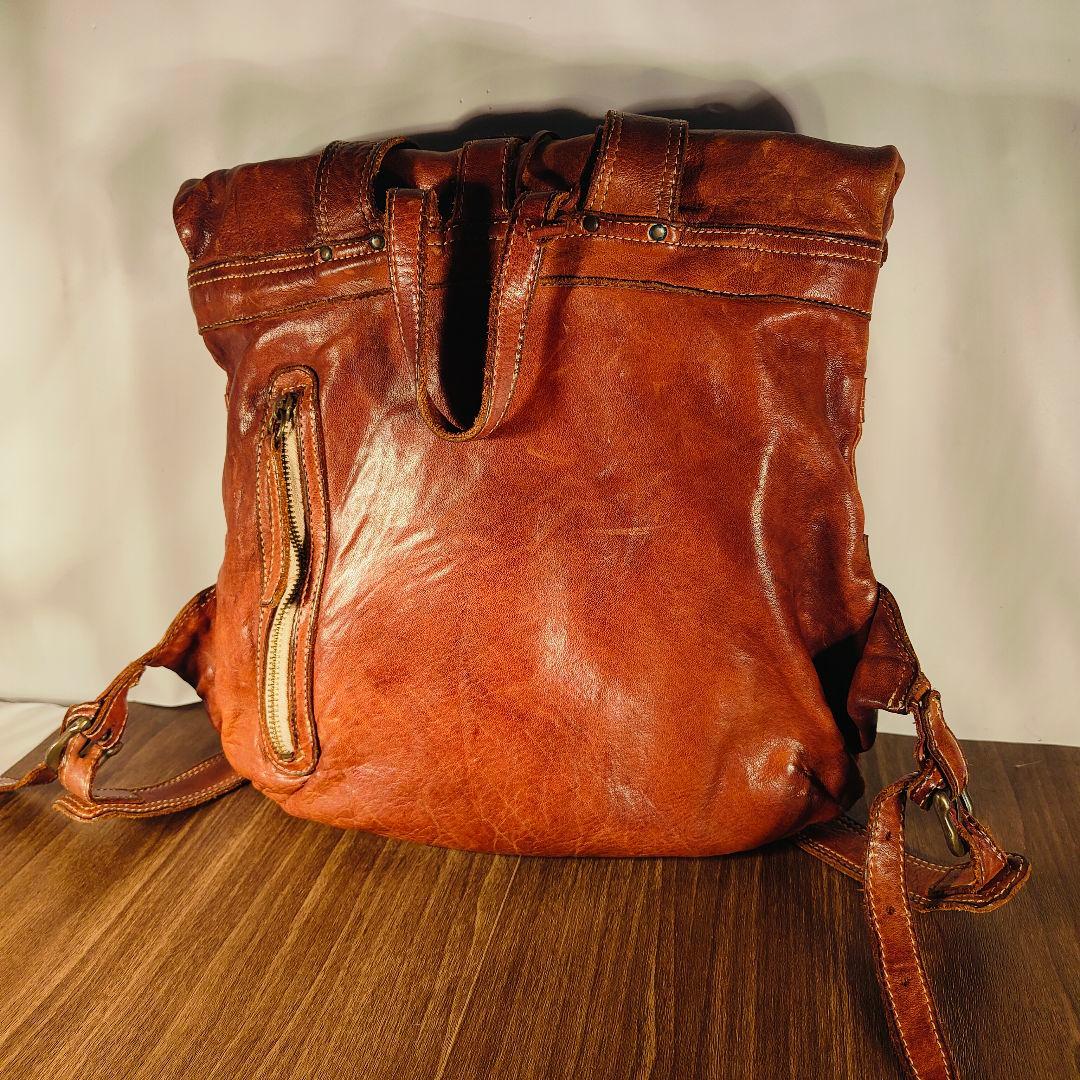 【ヴィンテージ】極上クラフトマンシップレザーリュック　総本革　日本製 正規品