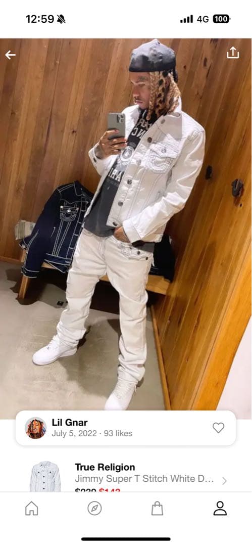 TRUE RELIGION 白デニム