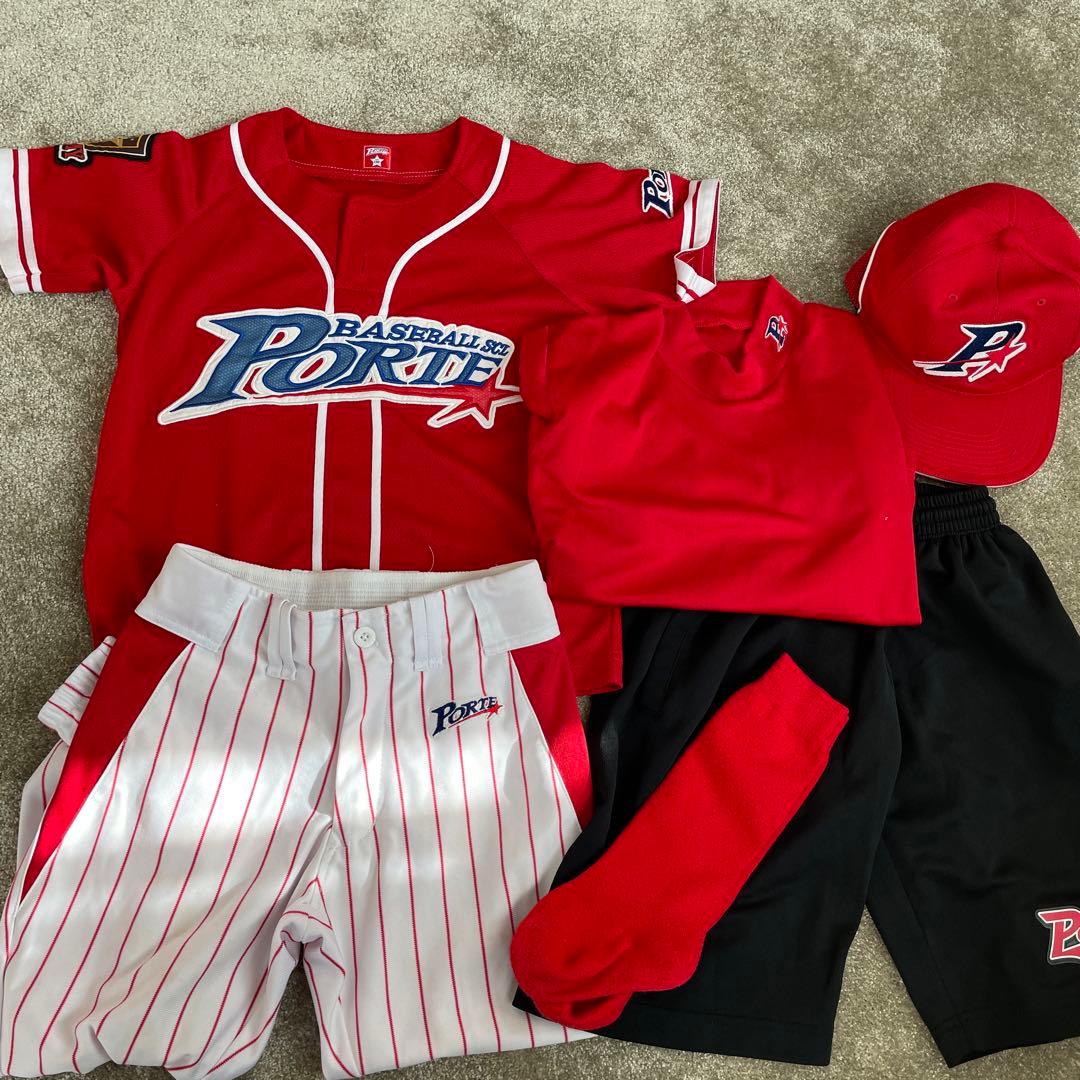 ポルテ130サイズグランドコート付きユニフォーム7点セット