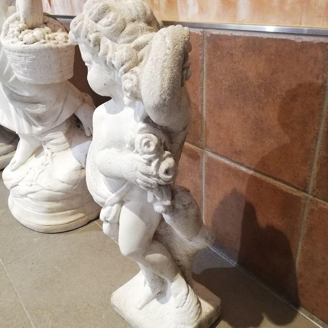 ◇自社配送限定◇　デコールガーデン　イタリア製　大理石　ガーデンオーナメント