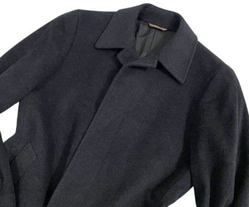 Paul Smith ステンカラーコートアンゴラ 100% 裏地ストライプ柄 M