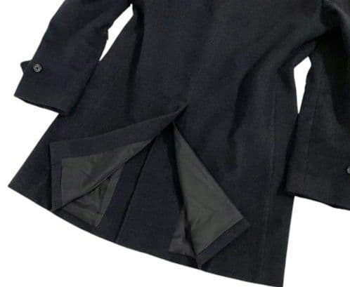 Paul Smith ステンカラーコートアンゴラ 100% 裏地ストライプ柄 M