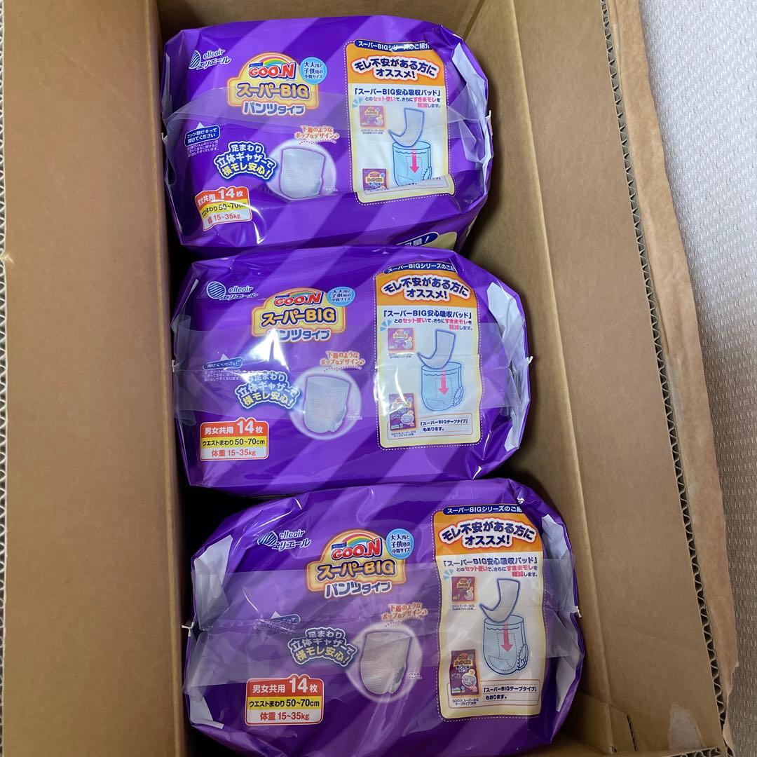 GOO.N スーパービッグパンツ 14枚入り　12袋