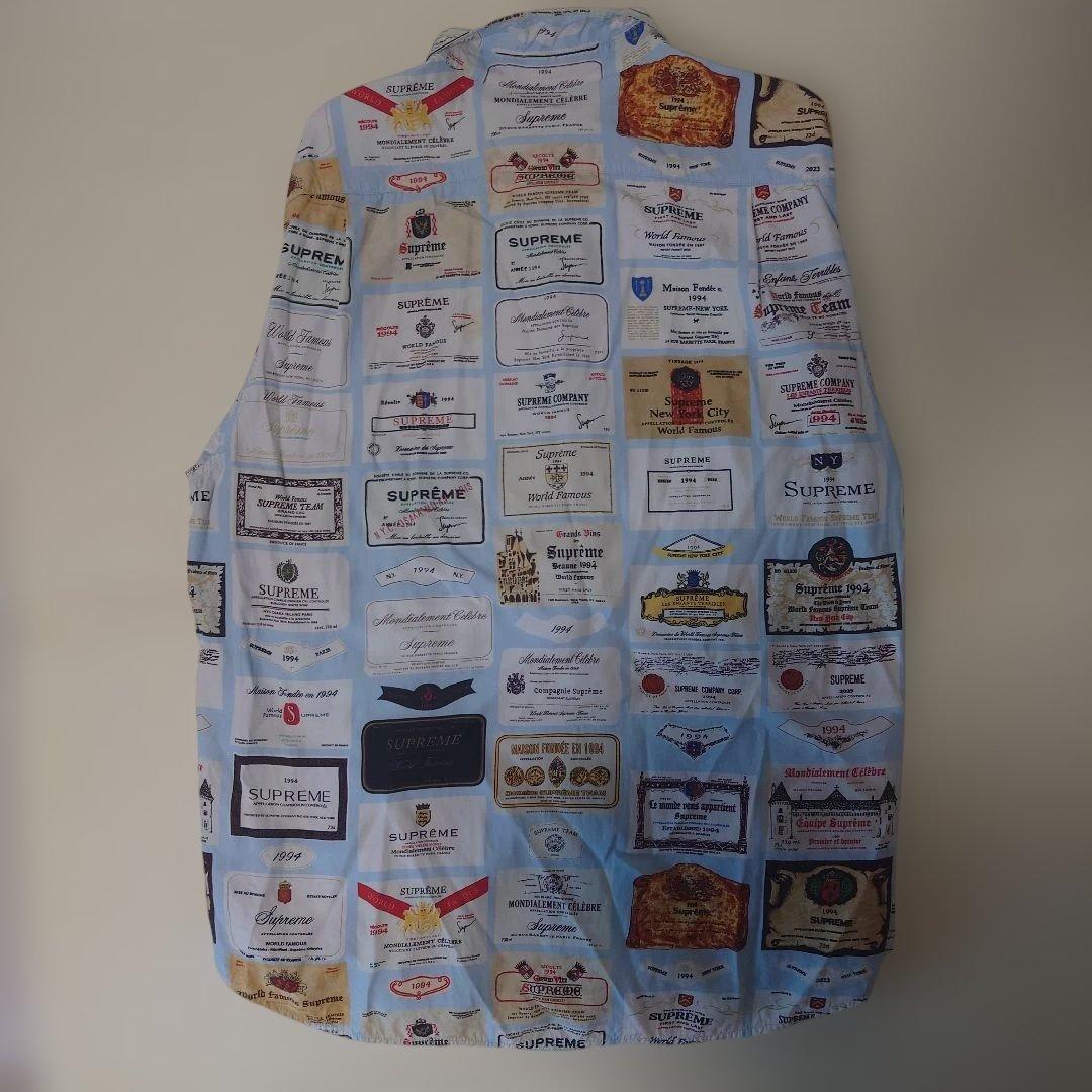 佐*颯様 Supreme ラベルデザイン 長袖シャツ XL