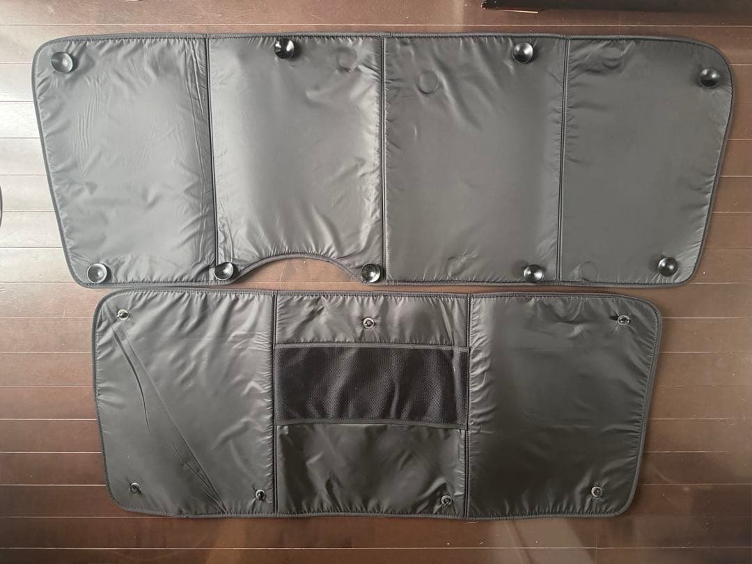 ユーアイビークルハイエース 200系 遮光パッド リア5面