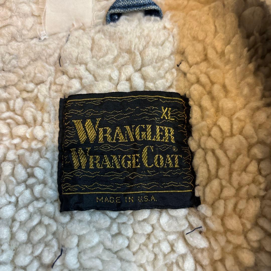 70s Wrangler USA製 ビンテージ ランチコート ボアジャケット