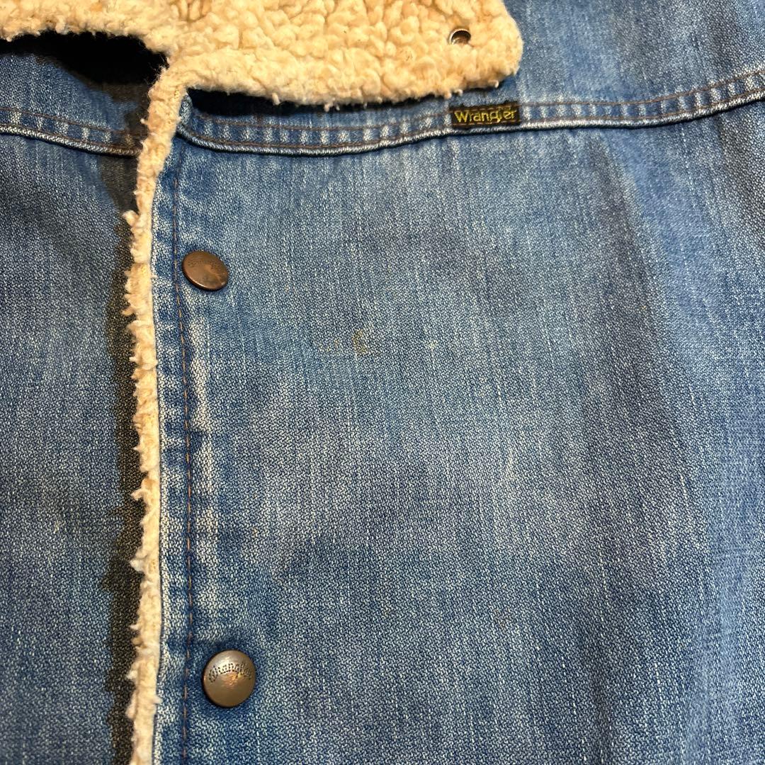 70s Wrangler USA製 ビンテージ ランチコート ボアジャケット