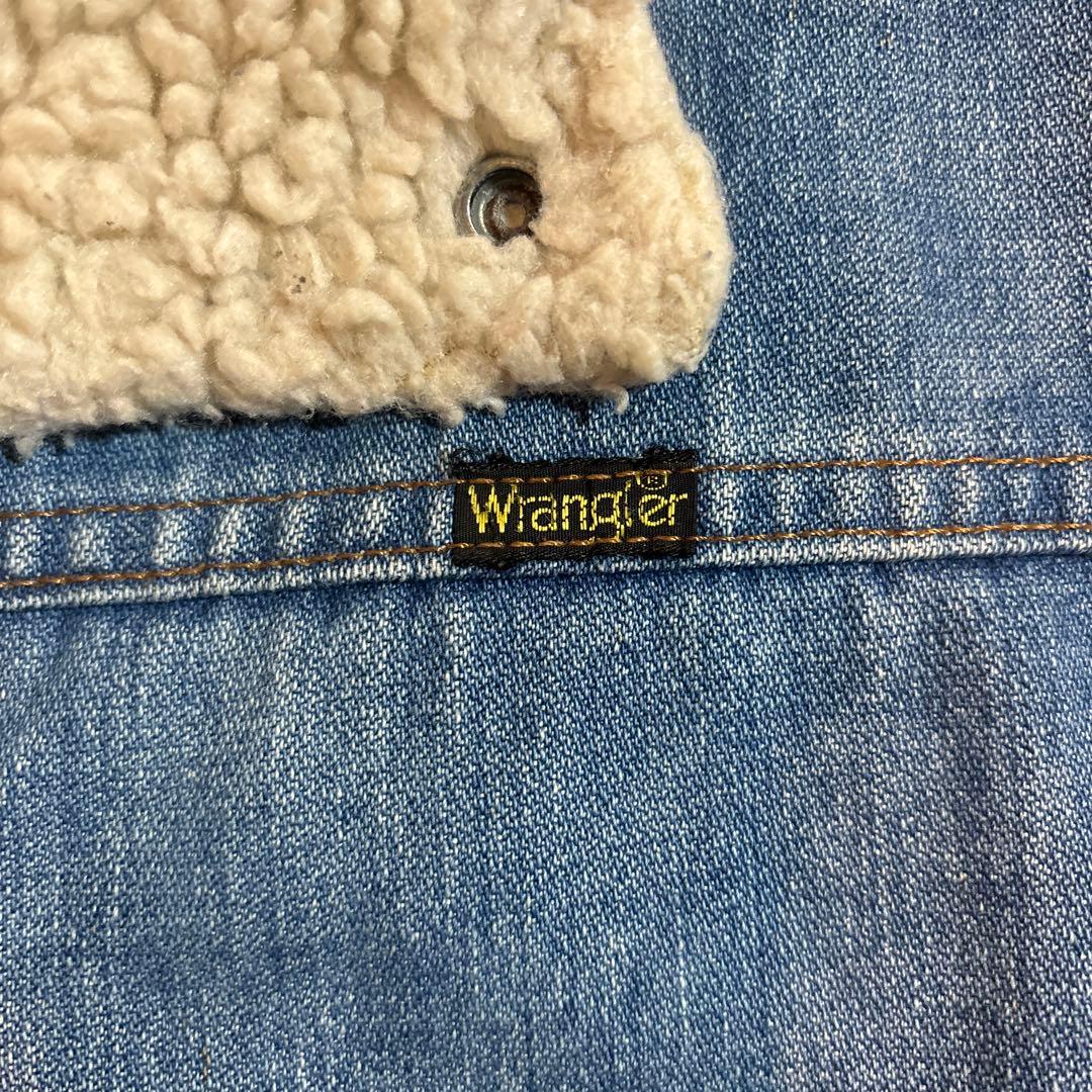 70s Wrangler USA製 ビンテージ ランチコート ボアジャケット