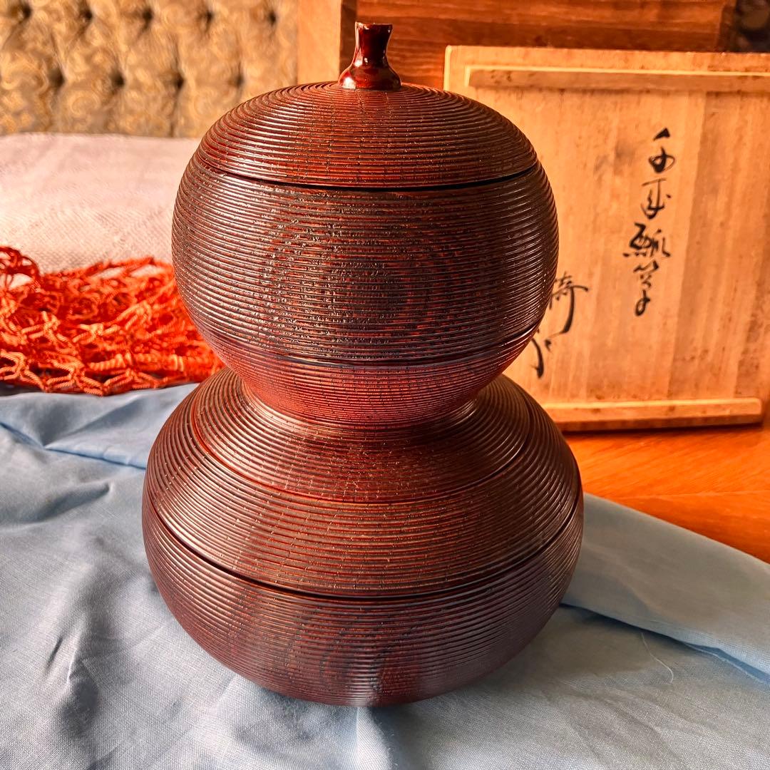 瓢箪型 信玄弁当 木製 漆塗り - メルカリ