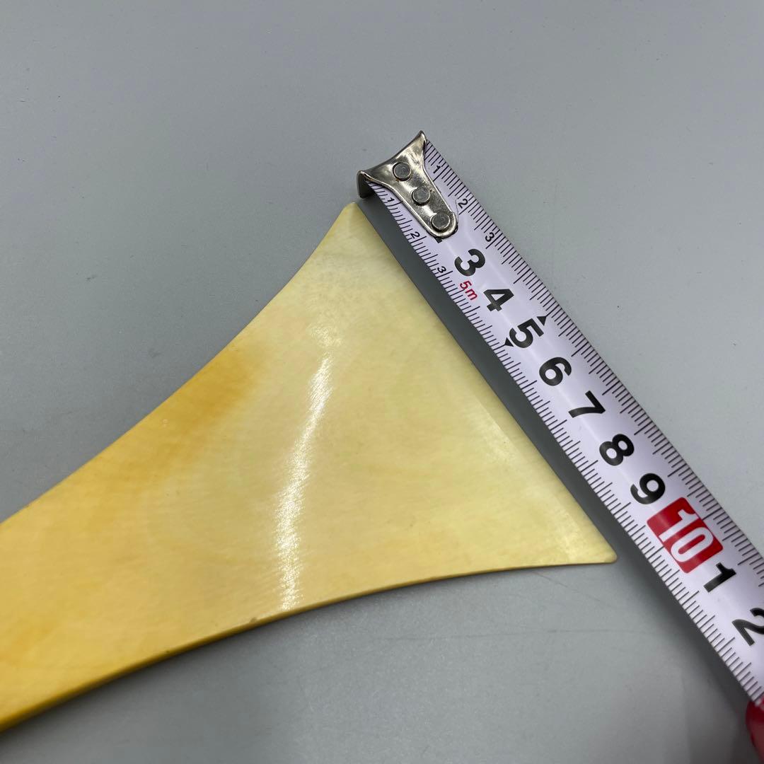 239ヴィンテージ 天然素材 三味線バチ 重さ約110g