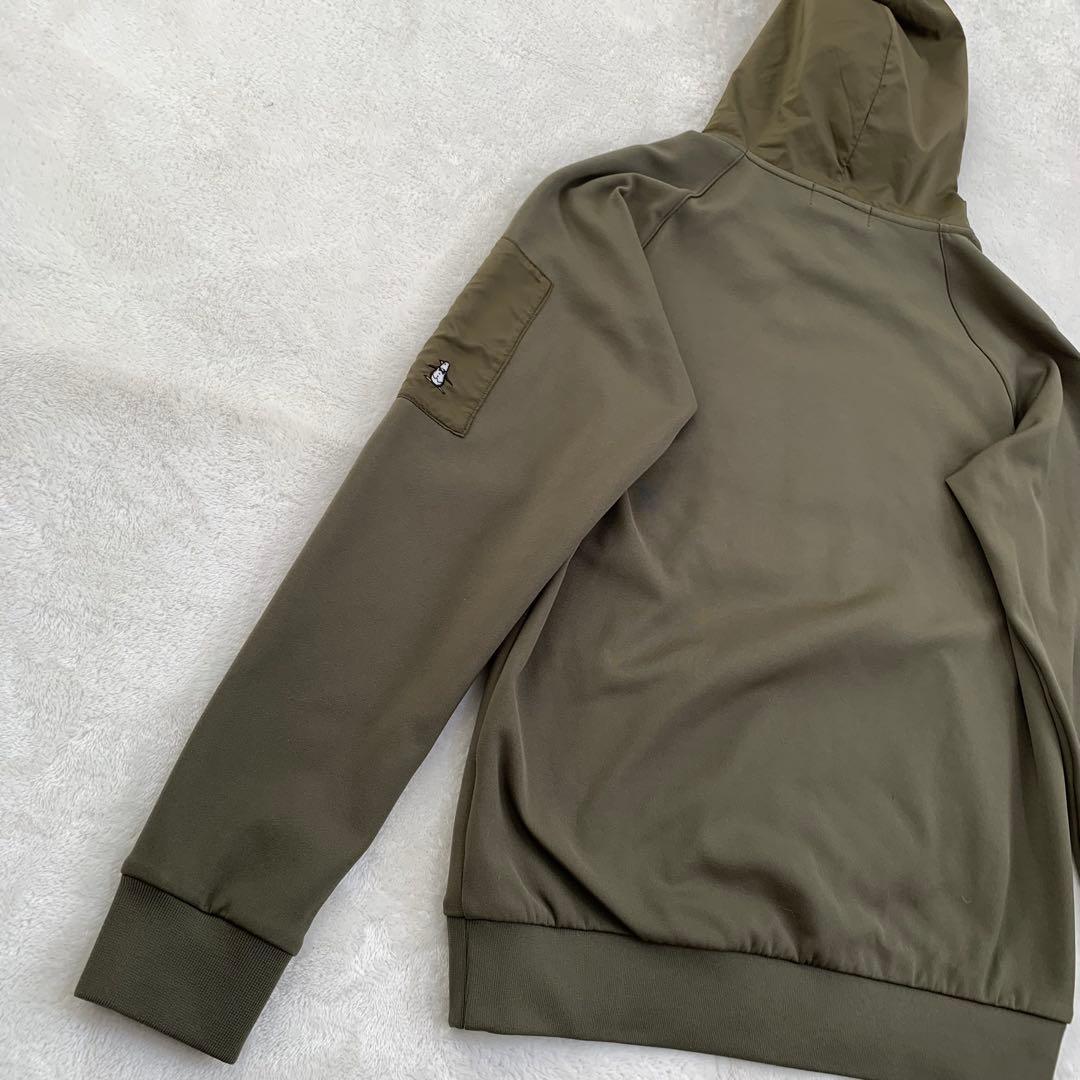 munsingwear パーカー ジッパーポケット ペンギン刺繍付き Mサイズ