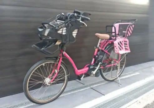 激安★前後子供のせ付き！パナソニック製電動アシスト自転車！引き取りOK
