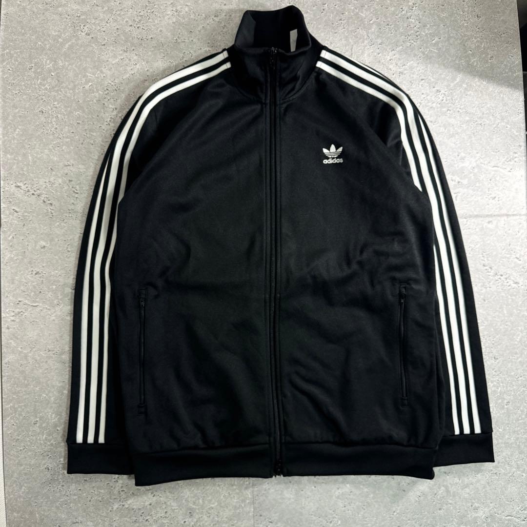 【希少】adidas トラックジャケット ベッケンバウアー 黒 2XO
