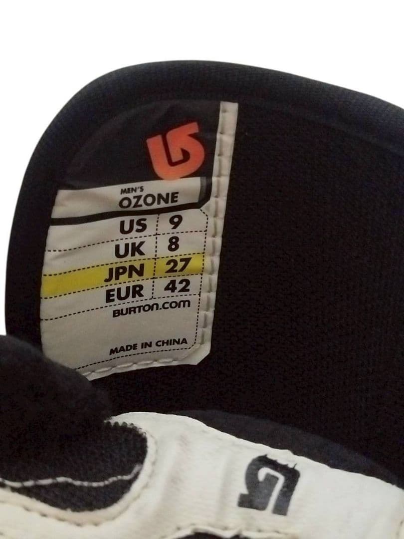 1218 BURTON バートン OZONE スノーボード ブーツ 27cm