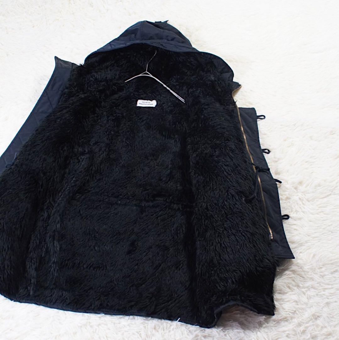 美品 裏ボア《beautiful people》N-3B(150)フライト 紺