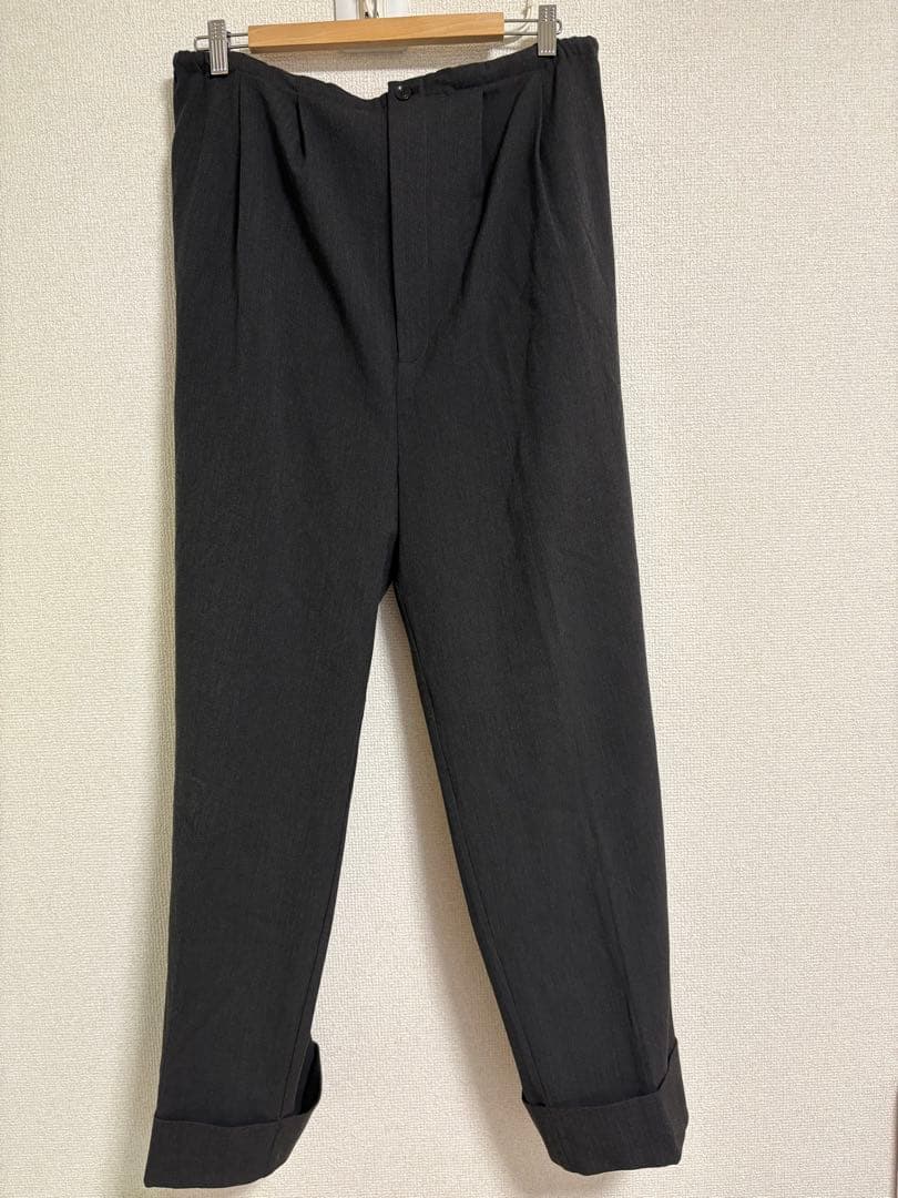 トゥデイフル　ハイウェストサスペンダーパンツ