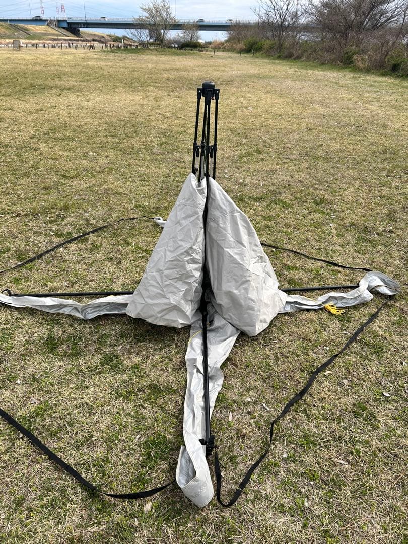 ＊美品 クイックキャンプ ワンタッチタープ2.5×2.5m