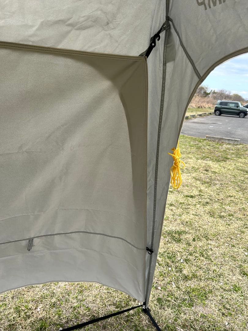 ＊美品 クイックキャンプ ワンタッチタープ2.5×2.5m