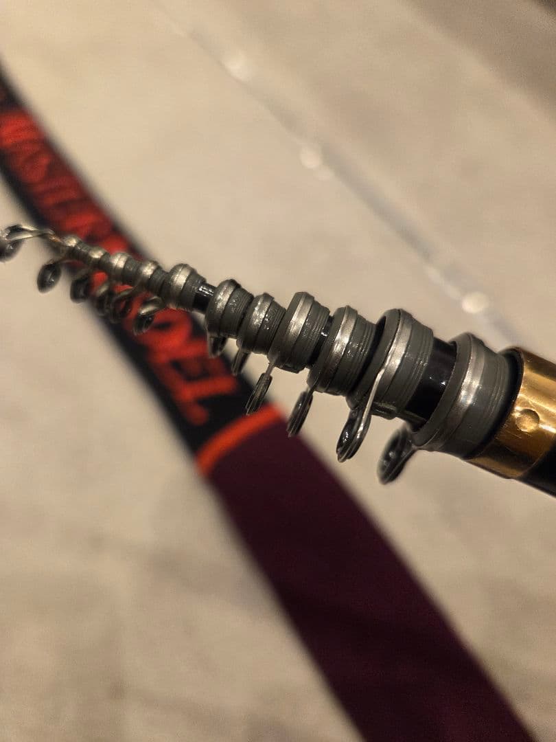 希少　がま磯マスターモデルチヌ 磯竿 50 替え穂先付き