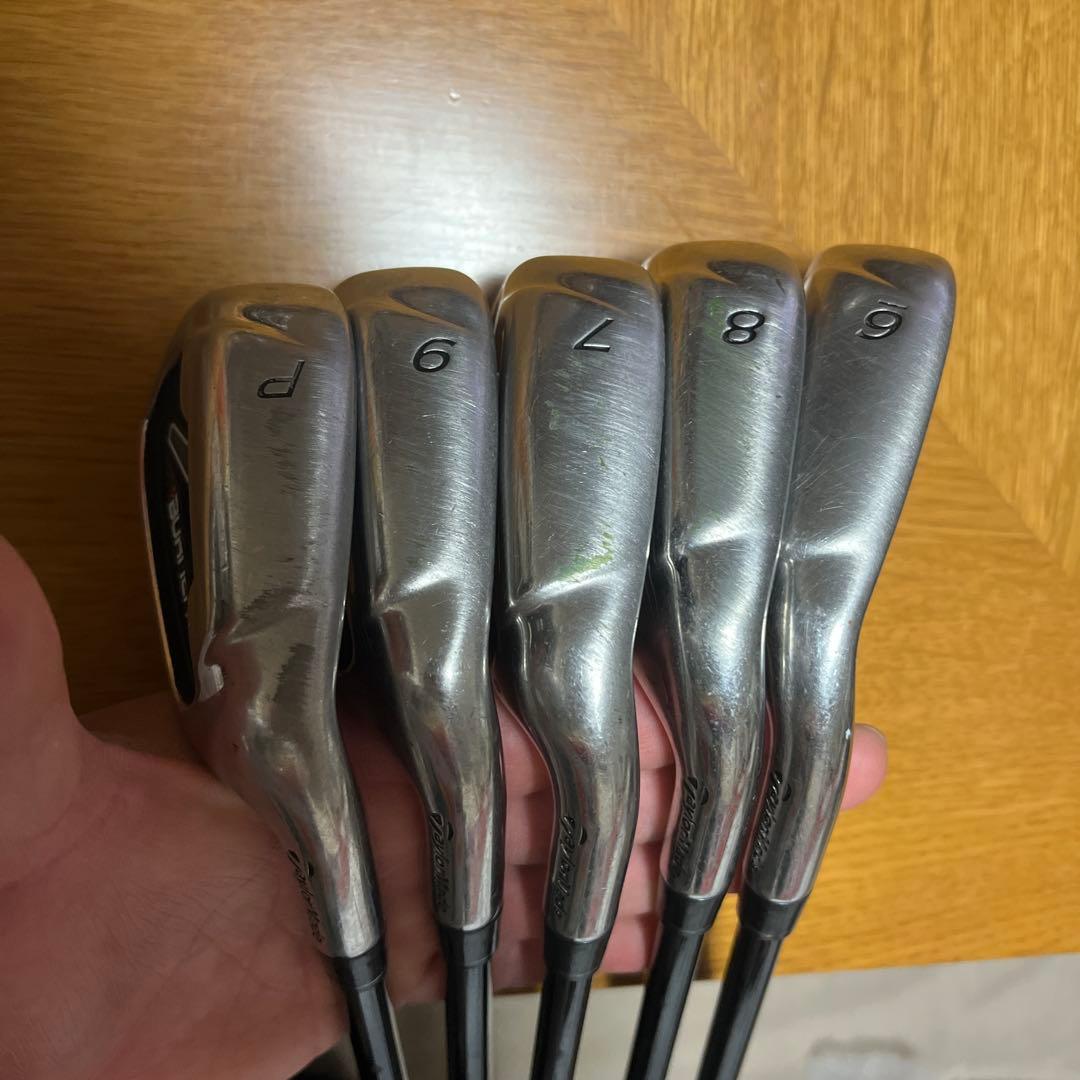 TaylorMade テーラーメイド BURNER1.0 アイアン 6〜P 5本セット