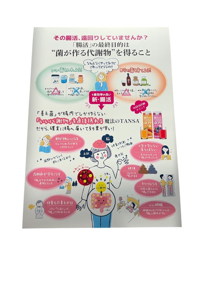 魔法のTANSA 409 ☆ベリー味 短鎖脂肪酸 腸活 乳酸菌★タンサ☆ピーチ