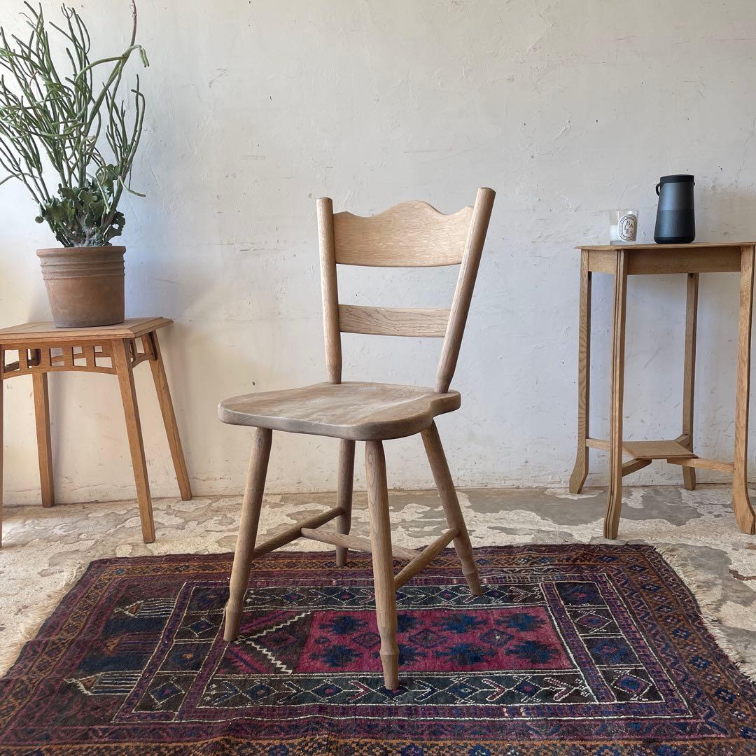 年末・年始SALE ビンテージ　ダイニングチェア　カフェチェア　剥離加工　no3