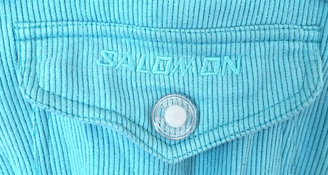 SALOMON ウェア 新品珍品レア 刺繍ロゴ コーデュロイ 3.4万 | Shop at