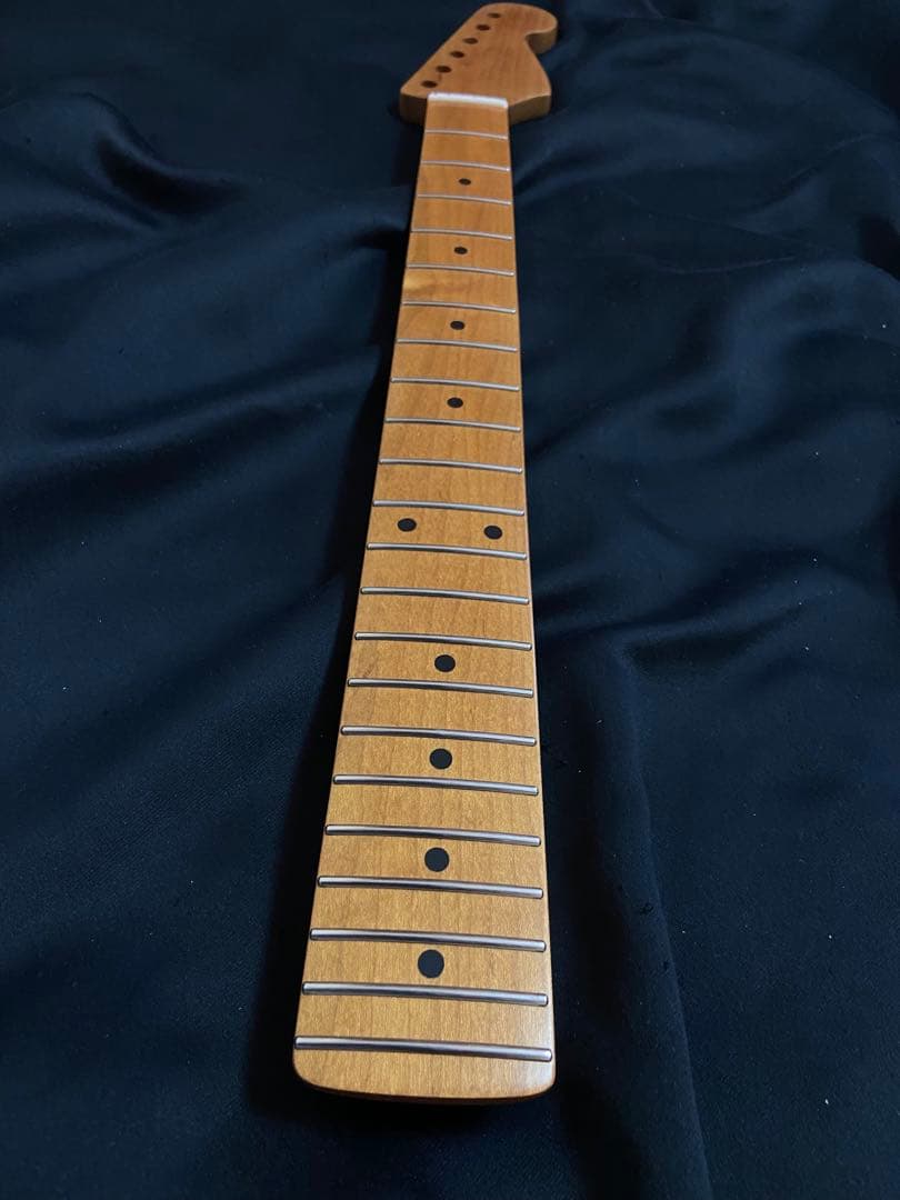 ストラトキャスターネック（No28）ローステッドメイプル22Fジャンボ