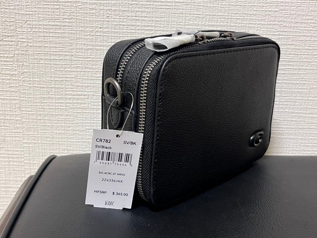 【新品】COACH CR782 メンズ カメラバッグ スモール スクエア