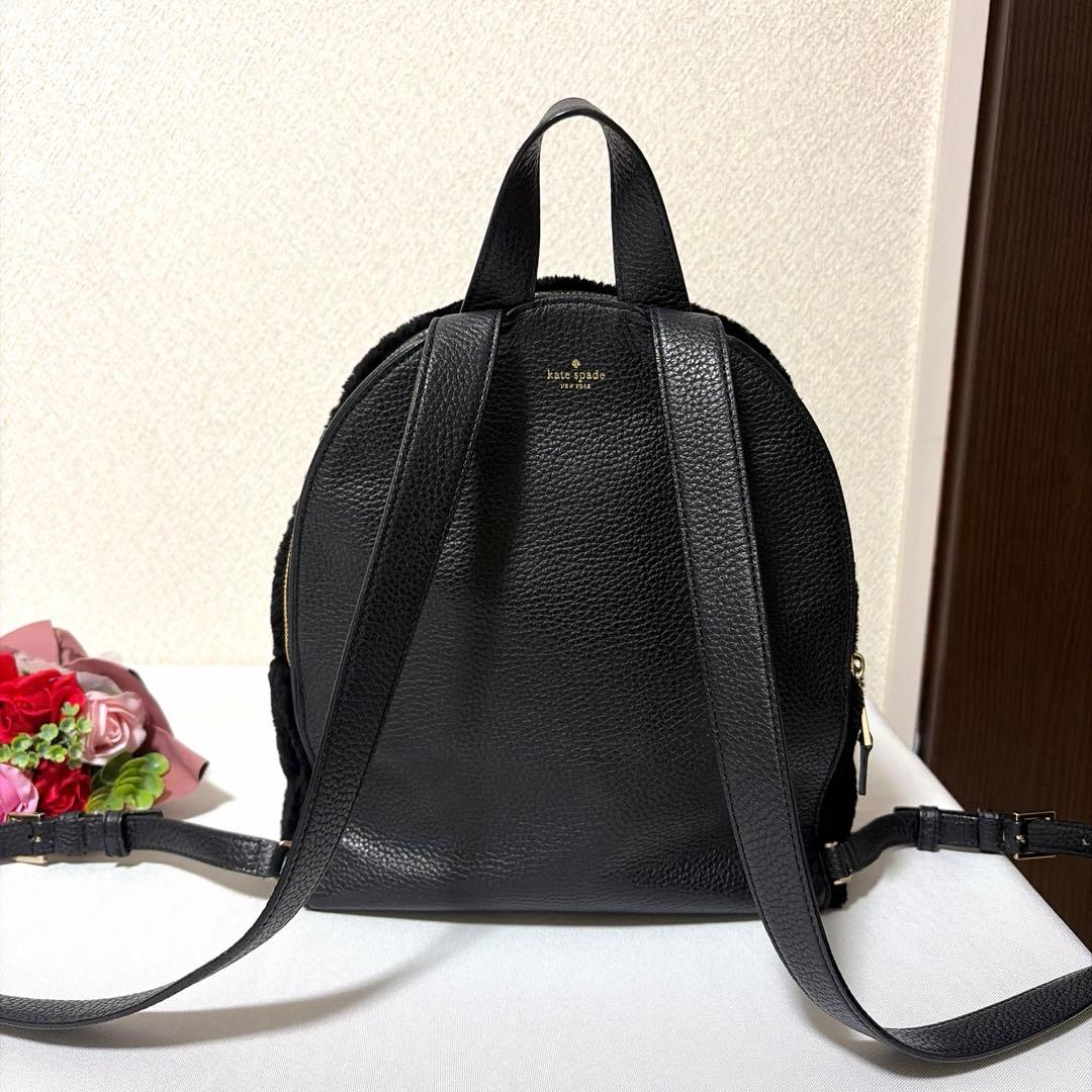 Kate Spade ケイトスペード ムートン ファー リュックサック
