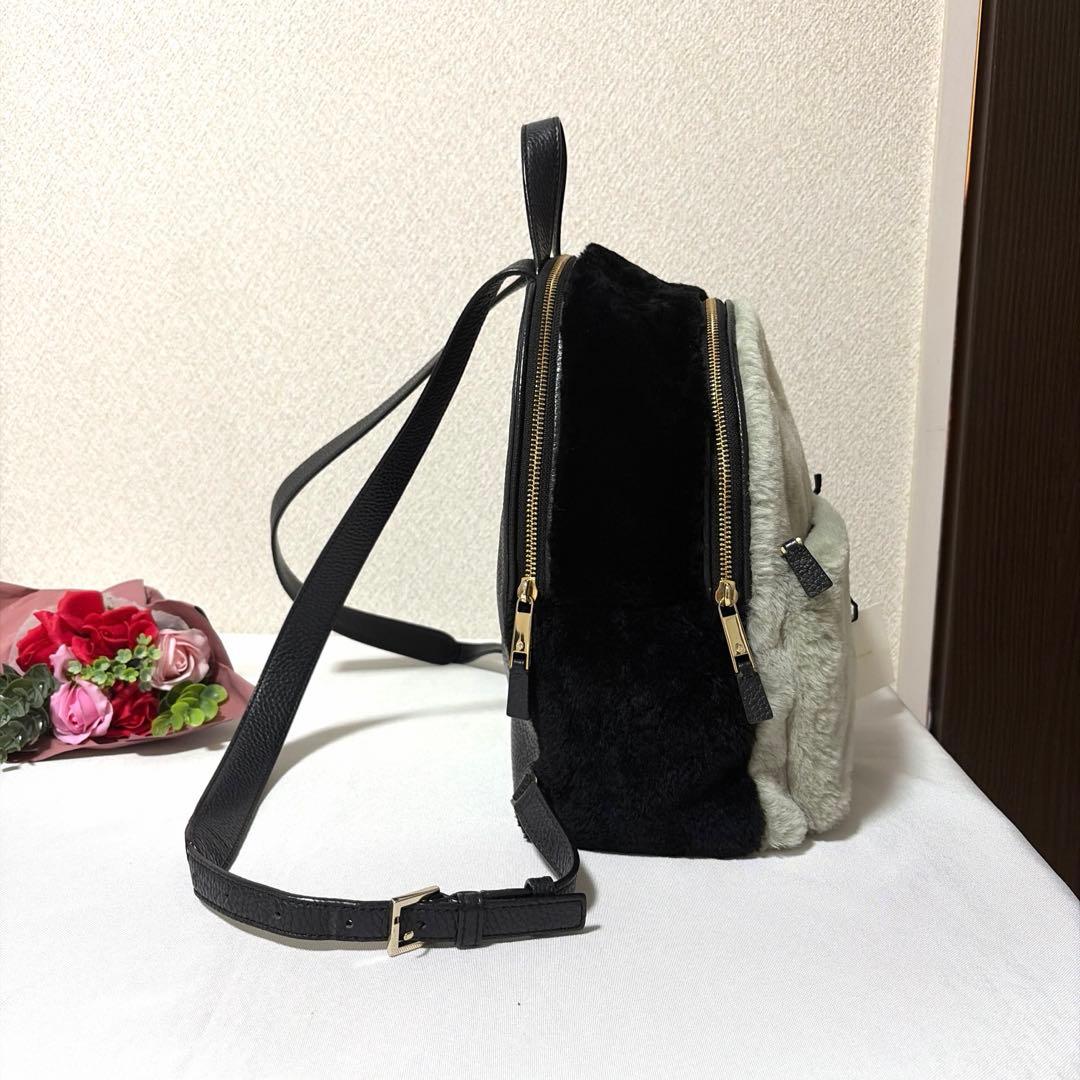 Kate Spade ケイトスペード ムートン ファー リュックサック