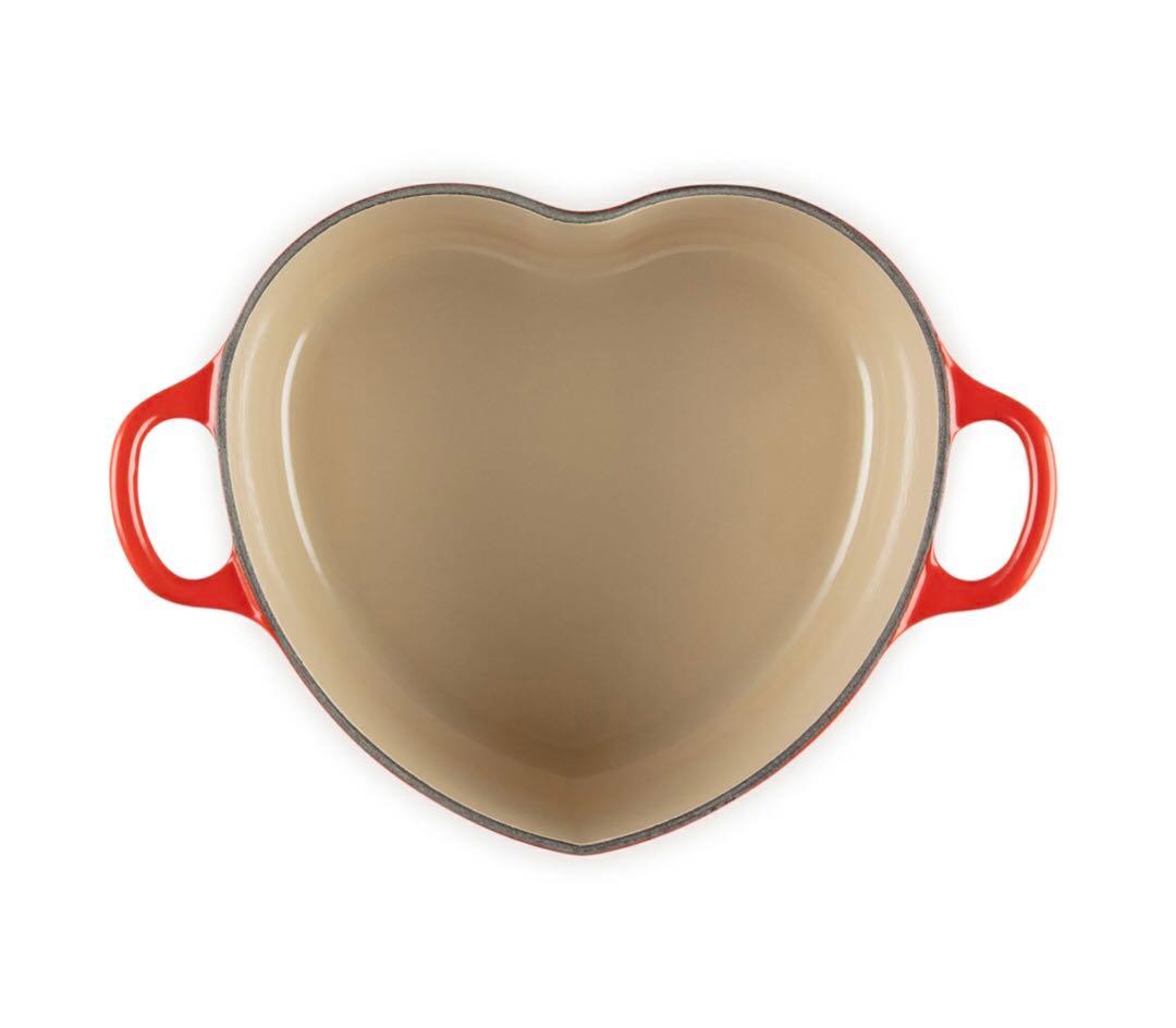 新品　ル・クルーゼ　LE CREUSET ココット　ダムール　ハート　鍋　レッド