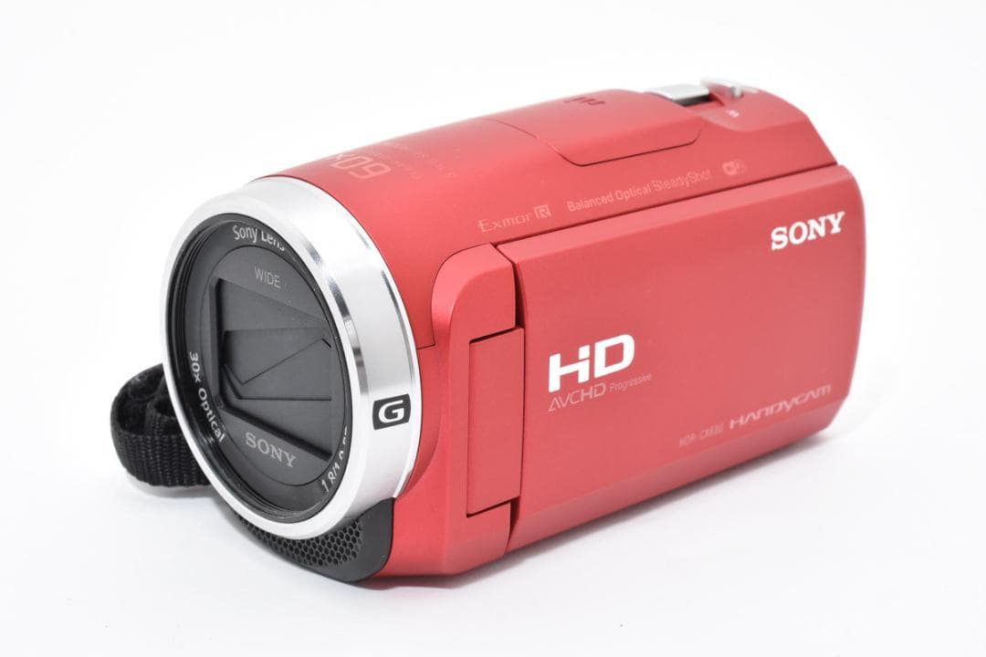 美品 ソニー　SONY HDR-CX680 レッド 1420