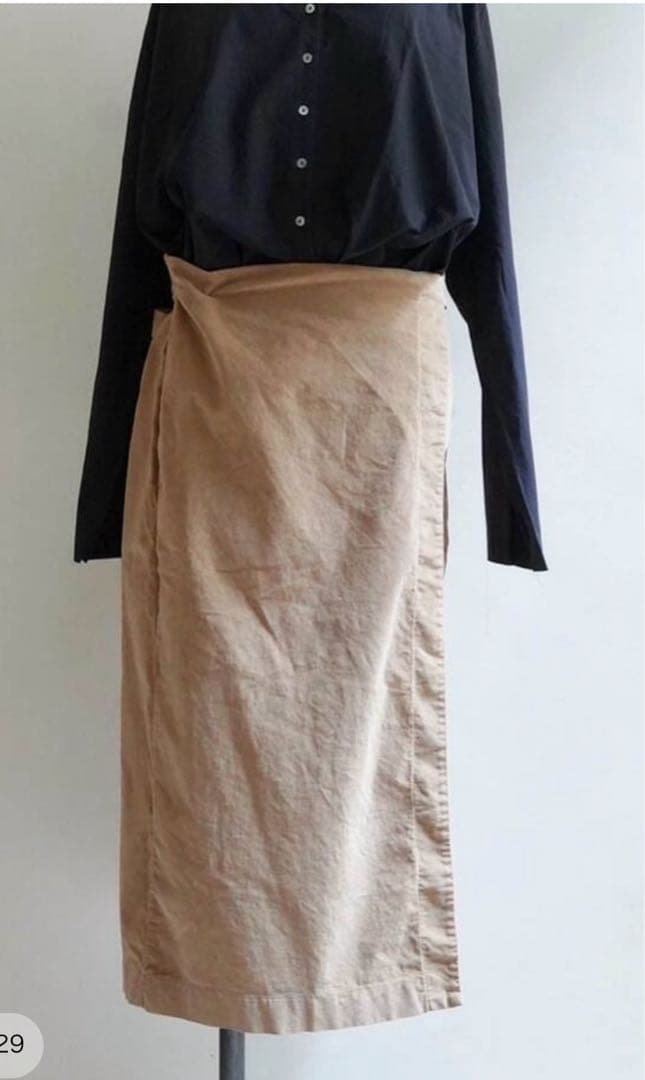 アルバム ディ ファミリアVELVET WRAP SKIRT