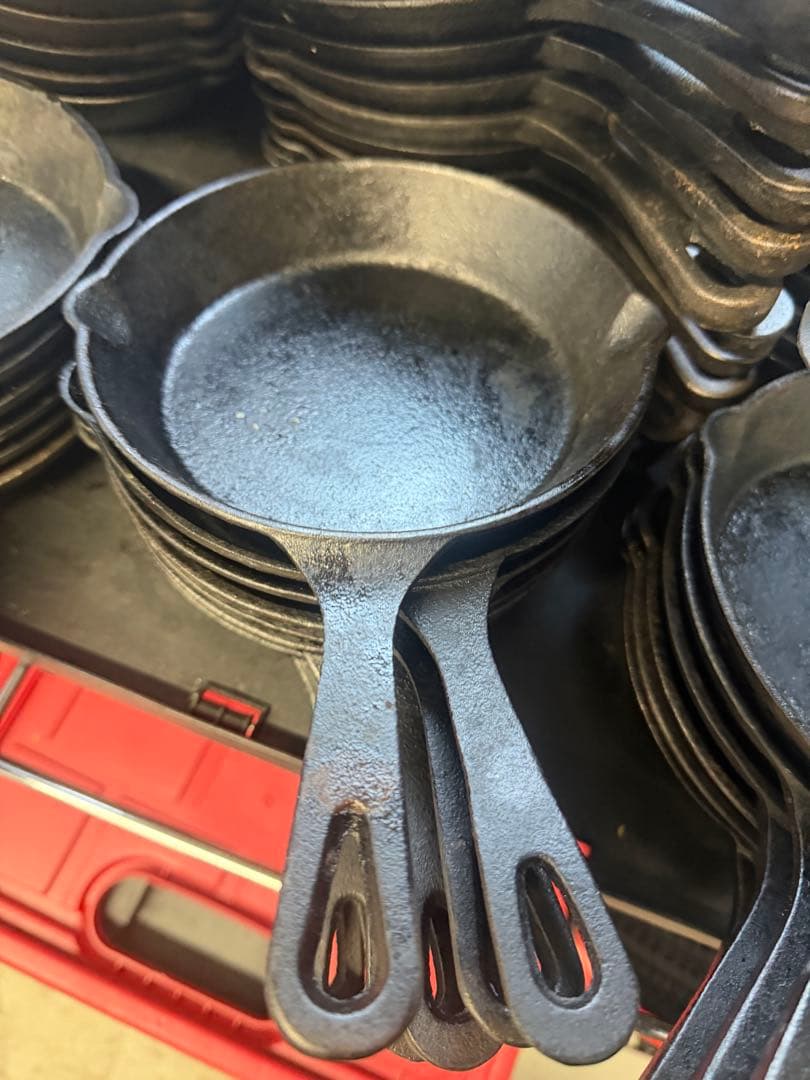 鋳鉄スキレット 小型 アウトドア調理用46個