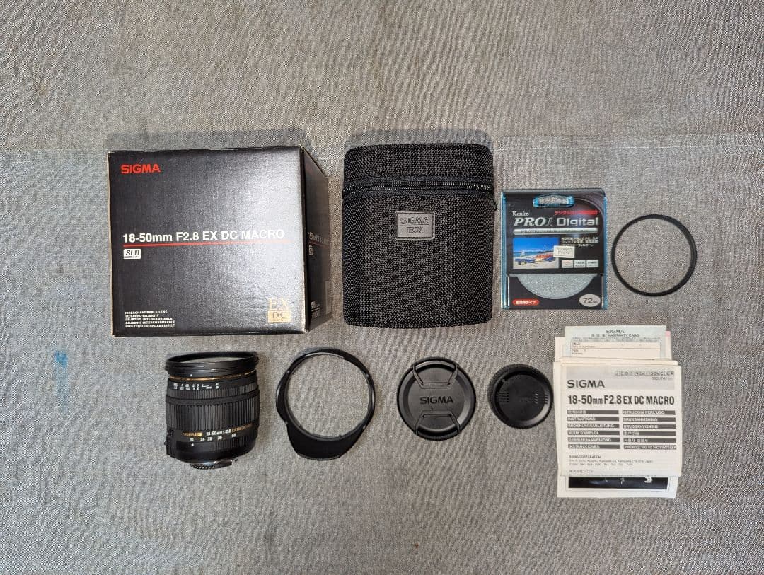 SIGMA 18-50mm F2.8 EX DC MACRO ニコンFマウント
