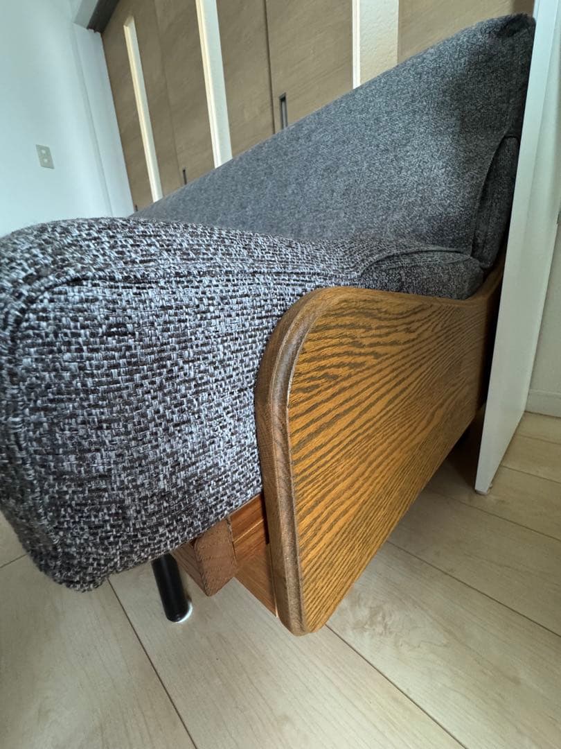 jn様専用】ハビタソファ グレー 200cm+同色専用カバー - メルカリ