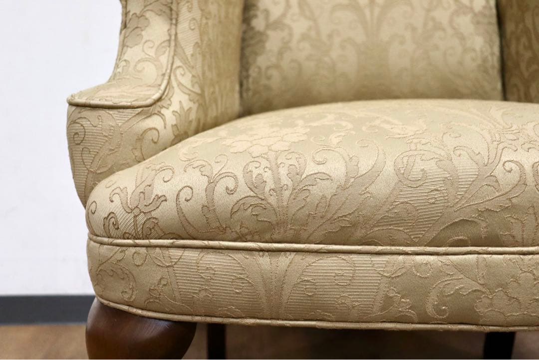 GMHH492Ｂ○西洋 アンティーク 1人掛けソファ シ