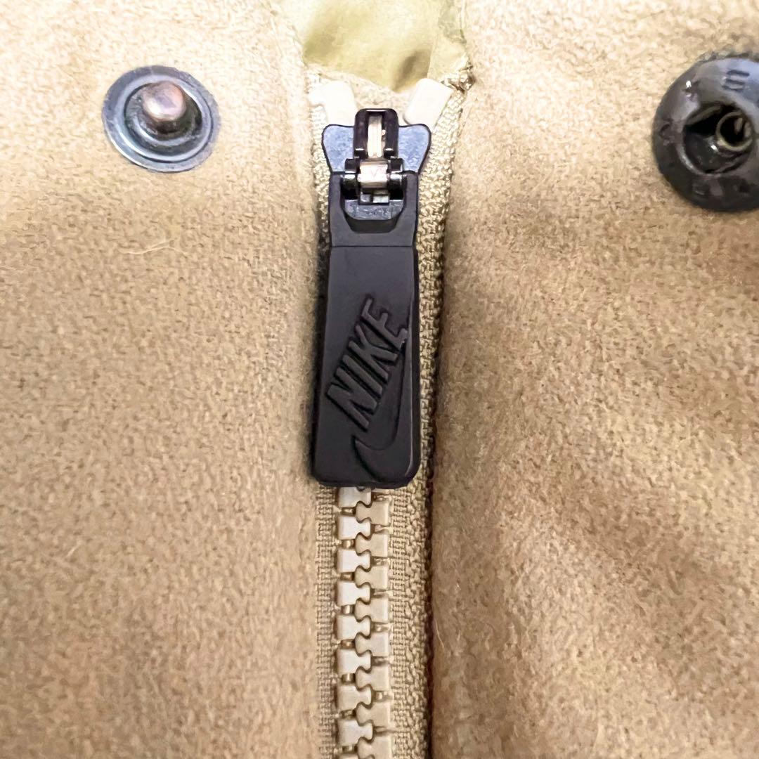 ナイキ✨️デストロイヤージャケット　切り替え　袖レザー　スタジャン　内側ダウン　Ｍ