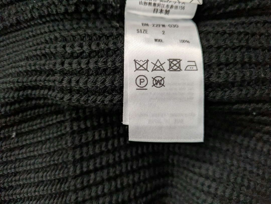 【BATONER】SIGNATURE CREW NECK / BLACK