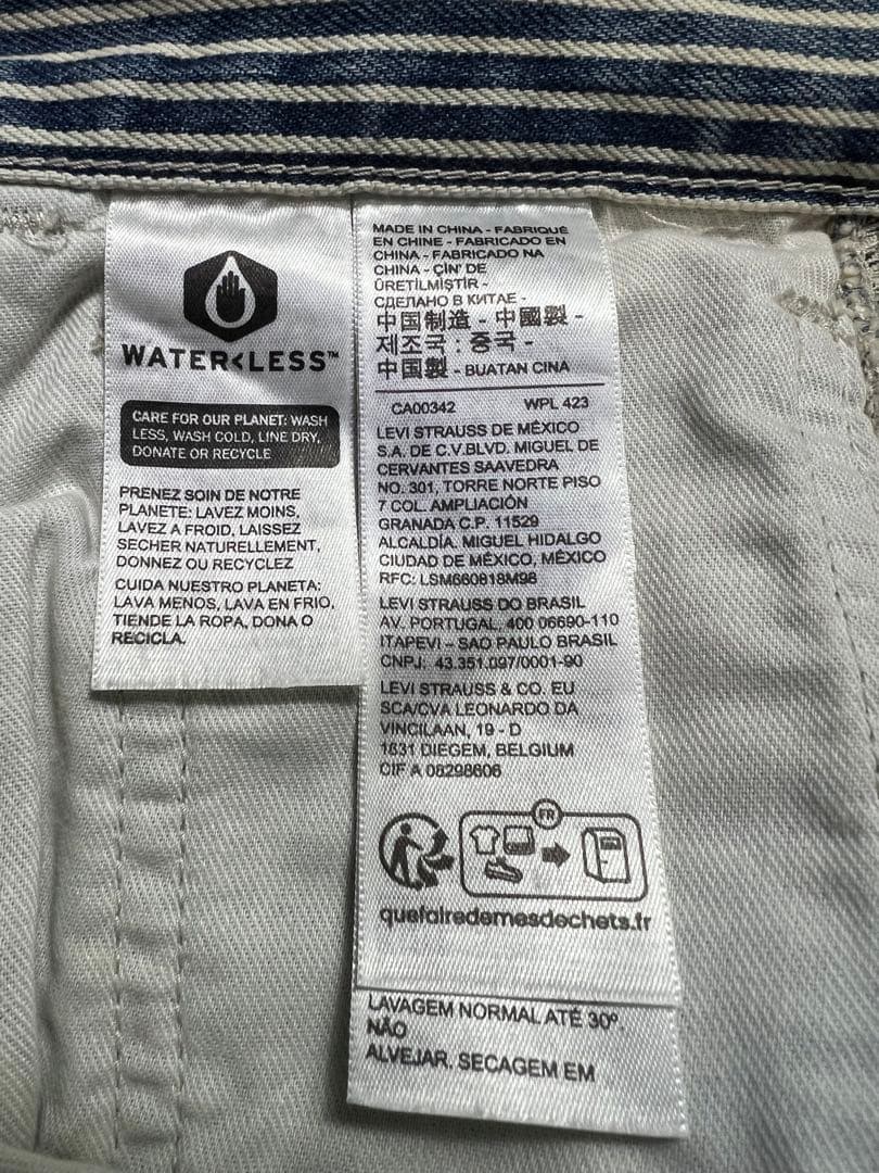 リーバイス WORKWEAR ジーンズ ルーズ ペインター W30 ヒッコリー