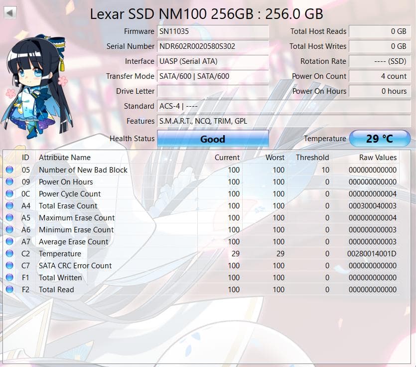 開封未使用 Lexar M.2-2280 SATA-SSD 5個セット