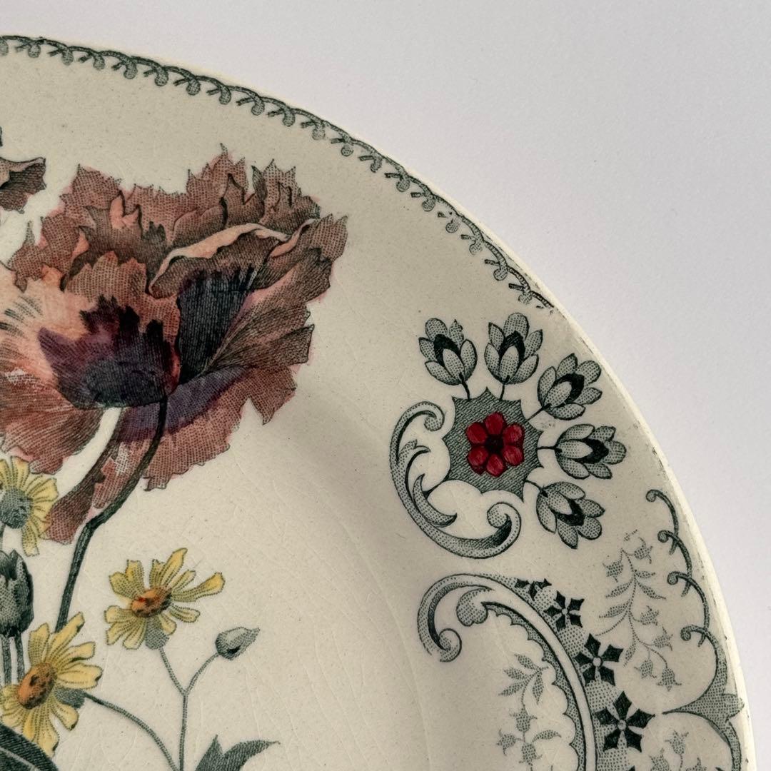 希少 美品 フランスアンティーク　ジョワジールロワ　切り花　デザート