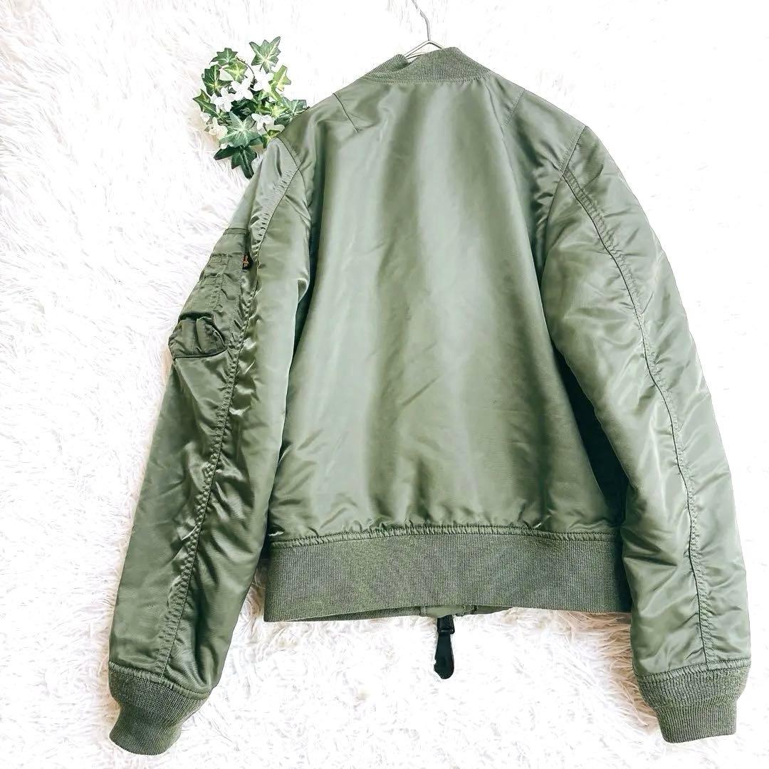 ALPHA MA-1 フライトジャケット S相当 カーキ